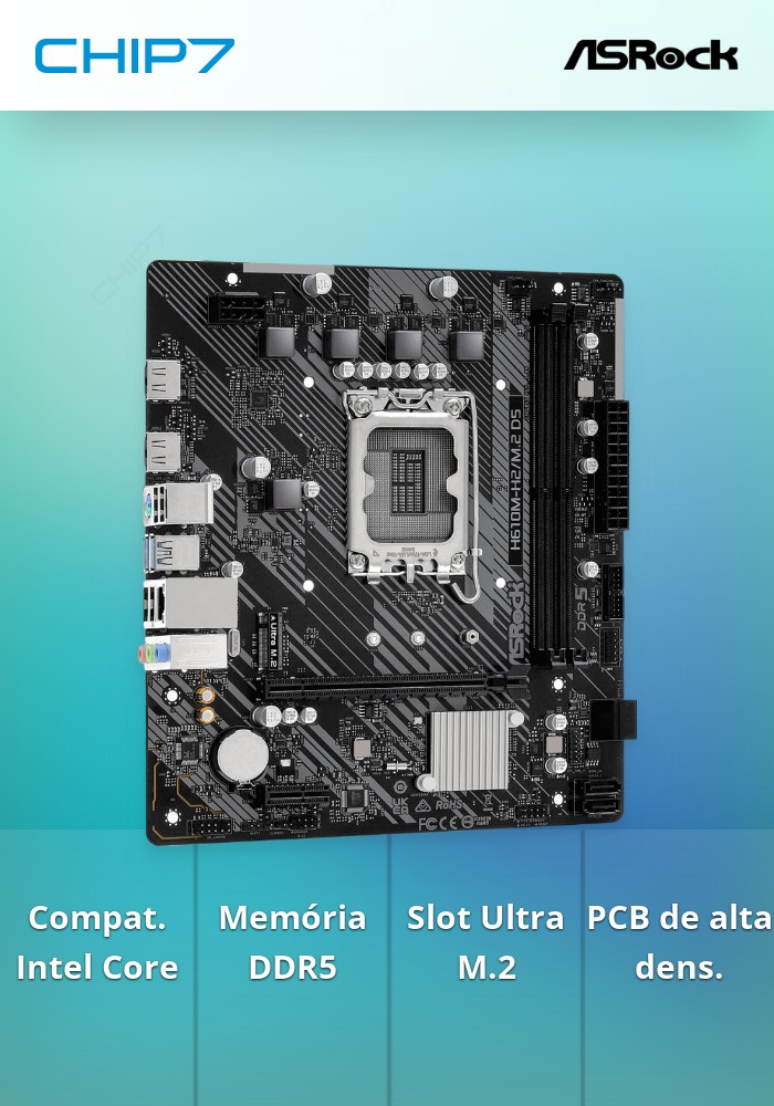 Motherboard ASRock H610M-H2/M.2 D5