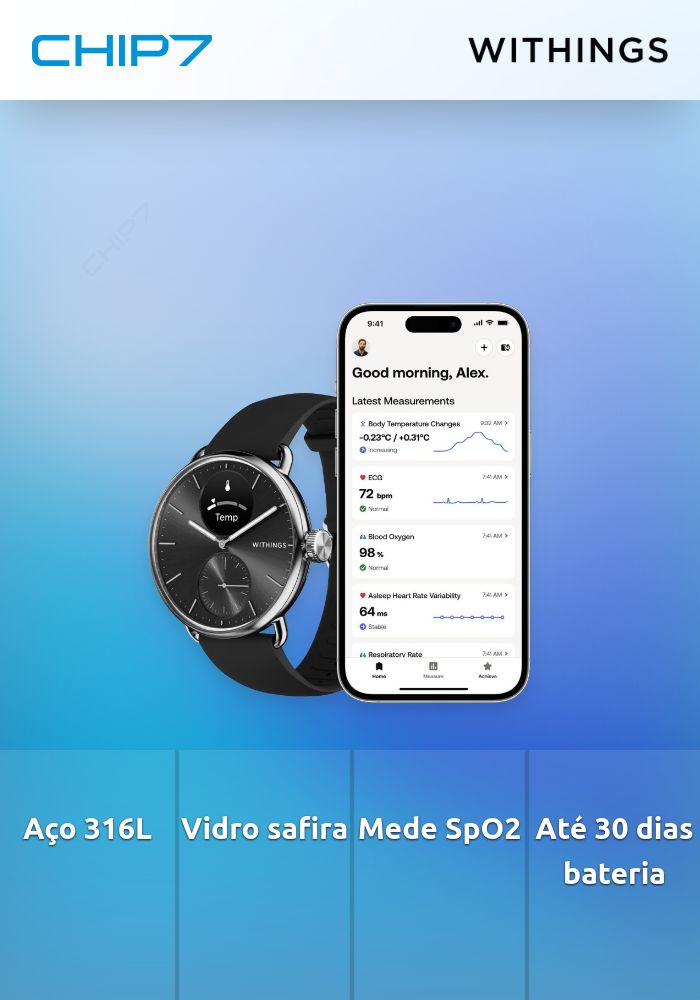 Withings - ScanWatch 2 38mm Preto