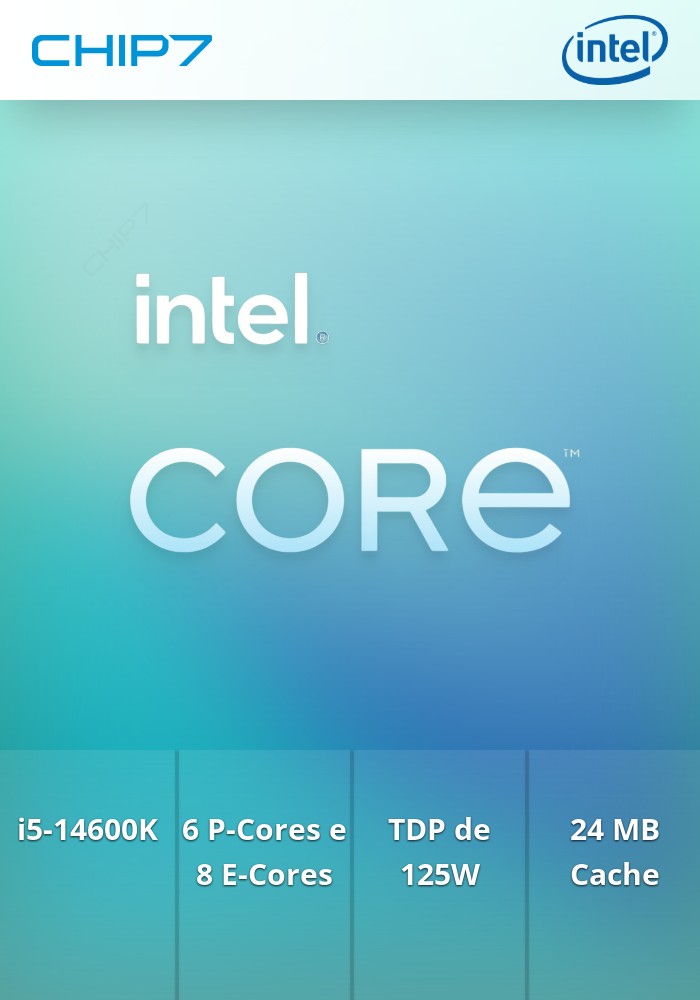 Processador Intel Core i5-14600K (14ª Geração) 