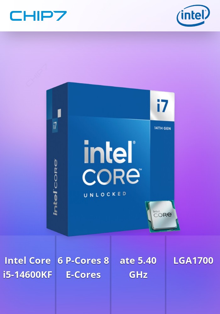 Processador Intel Core i5-14600KF (14ª Geração) 