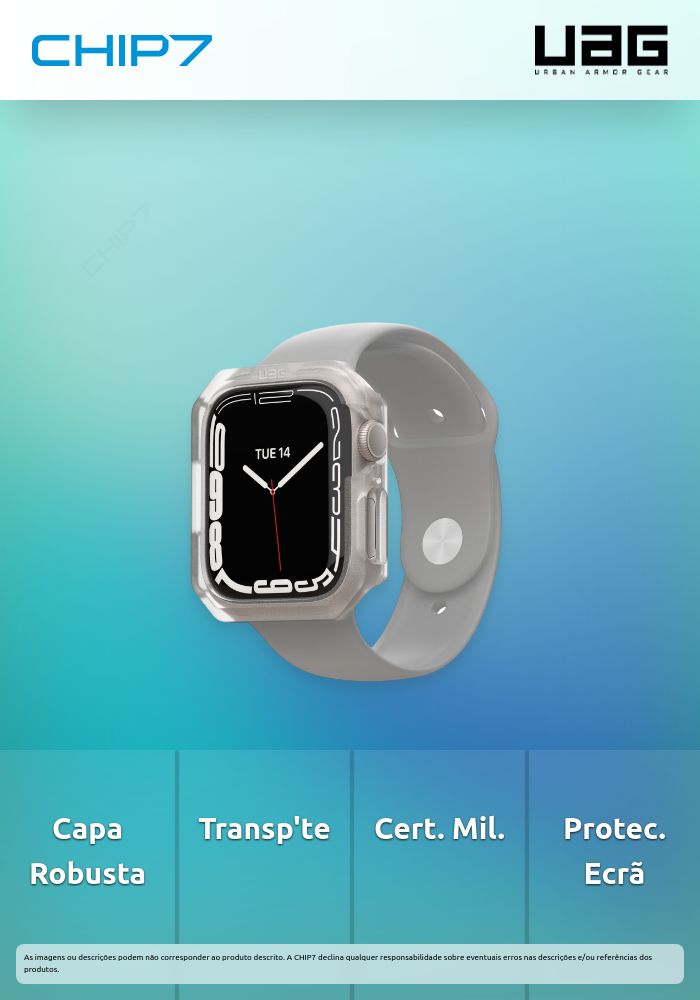 Capa UAG Apple Watch 7/8 Scout 45mm (Gelo)