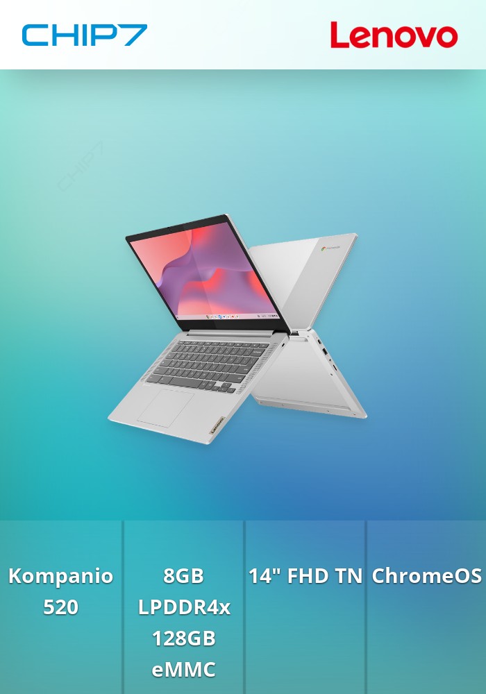 Portátil Lenovo - MediaTek Kompanio 520 / 8GB RAM / 128GB eMMC / 14