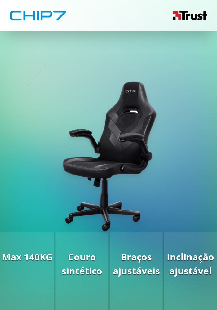 Cadeira Gaming Trust GXT703 Riye Preta