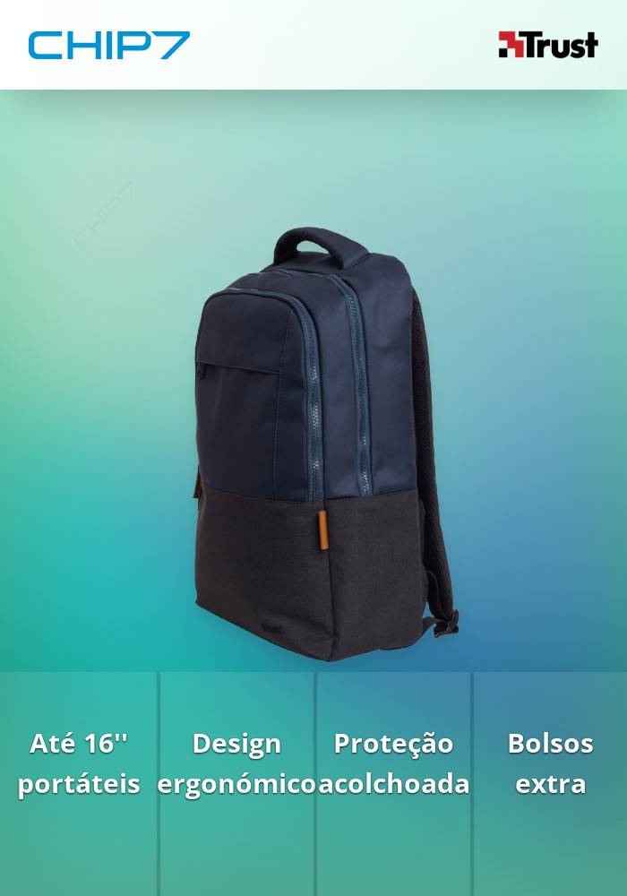 Mochila Trust para portáteis 16