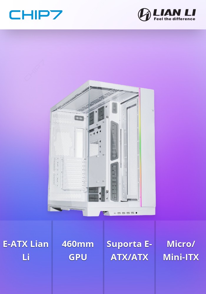 Caixa E-ATX Lian Li O11 Dynamic EVO XL Branca