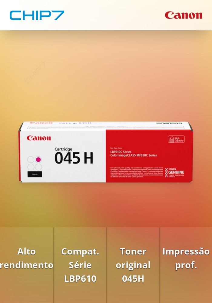 045 H M - Cartridge para Série LBP610, 2.200 pág.