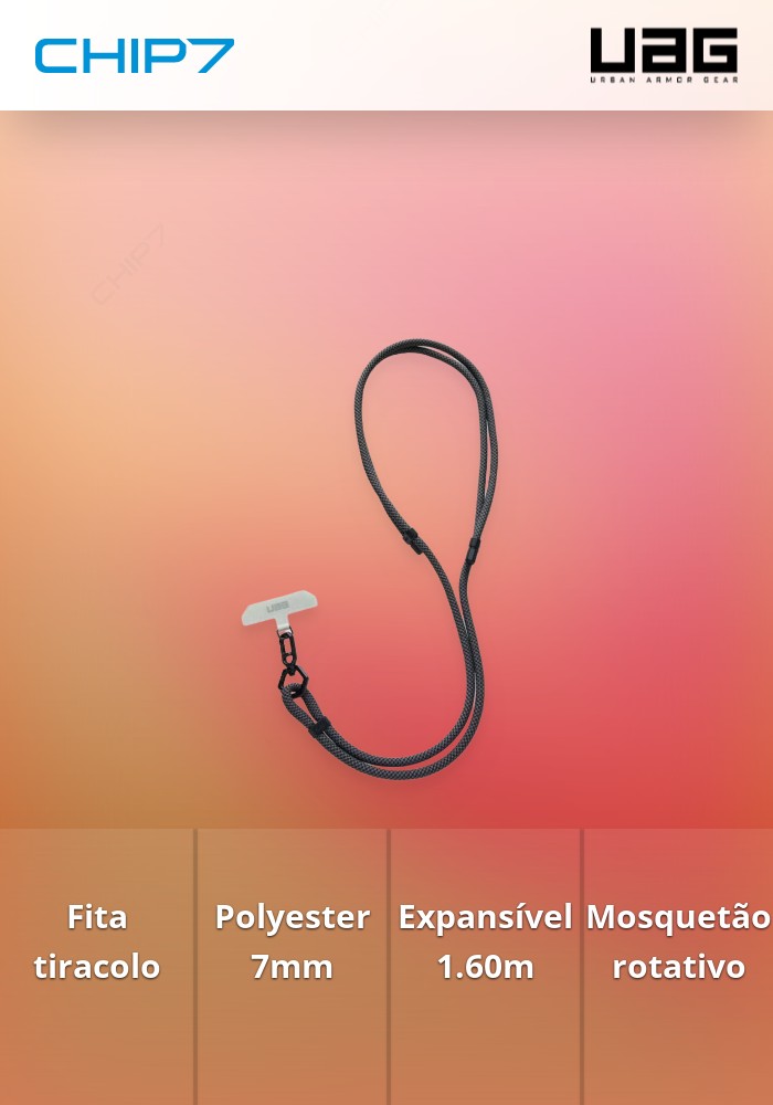 Fita UAG - Lanyard Civilian Slim (graphite/black)