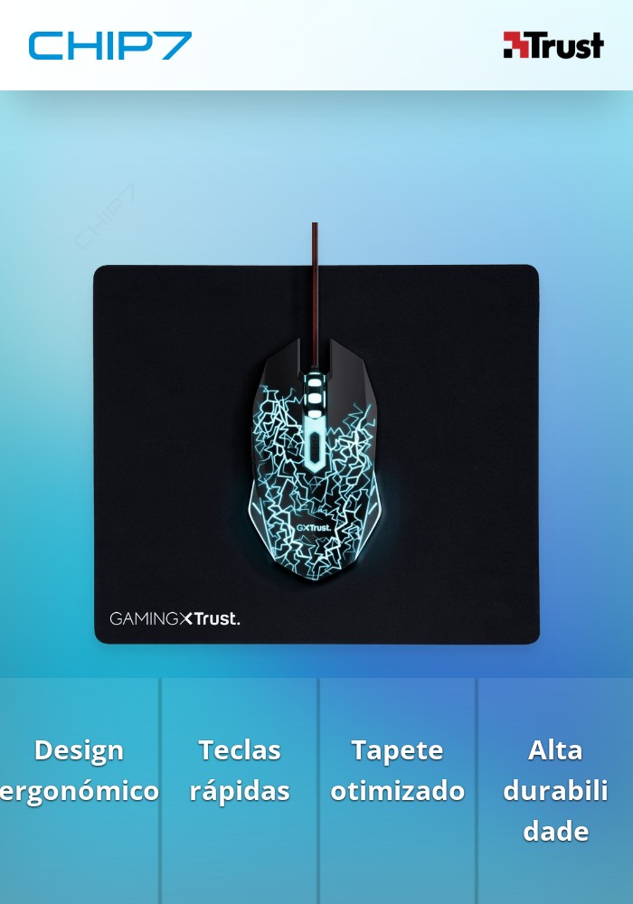 Teclado + Tapete Trust Basics Gaming