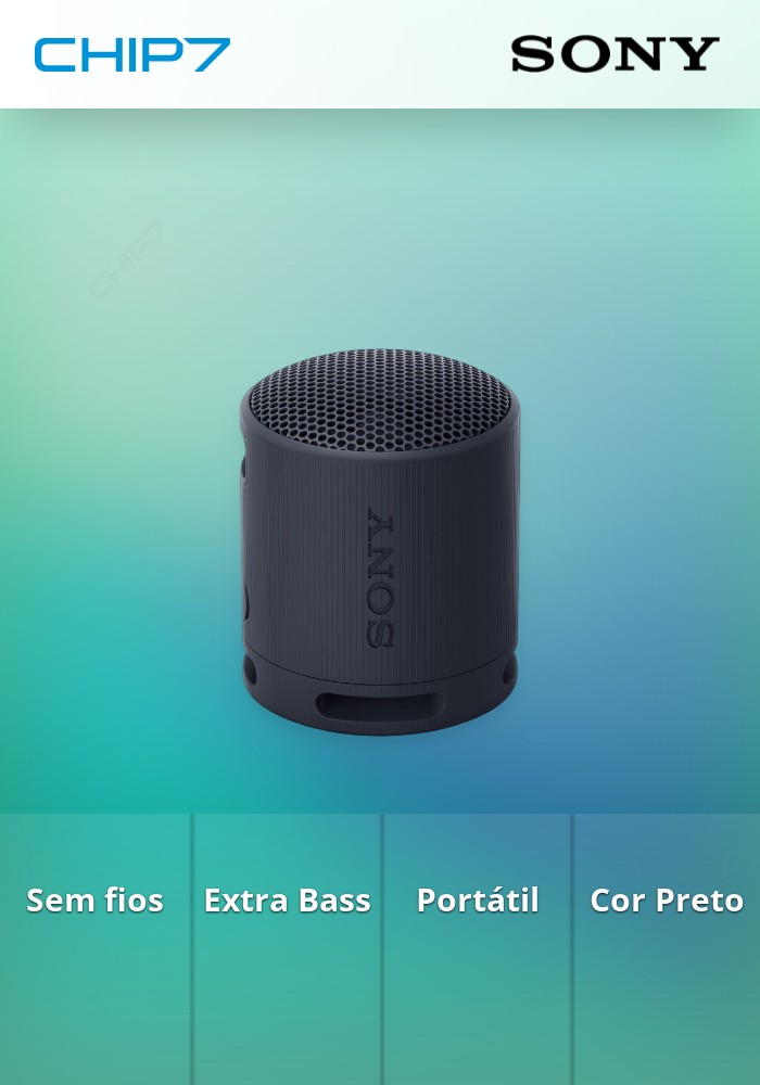 Alta-Voz Sony Wireless XB100 Preto