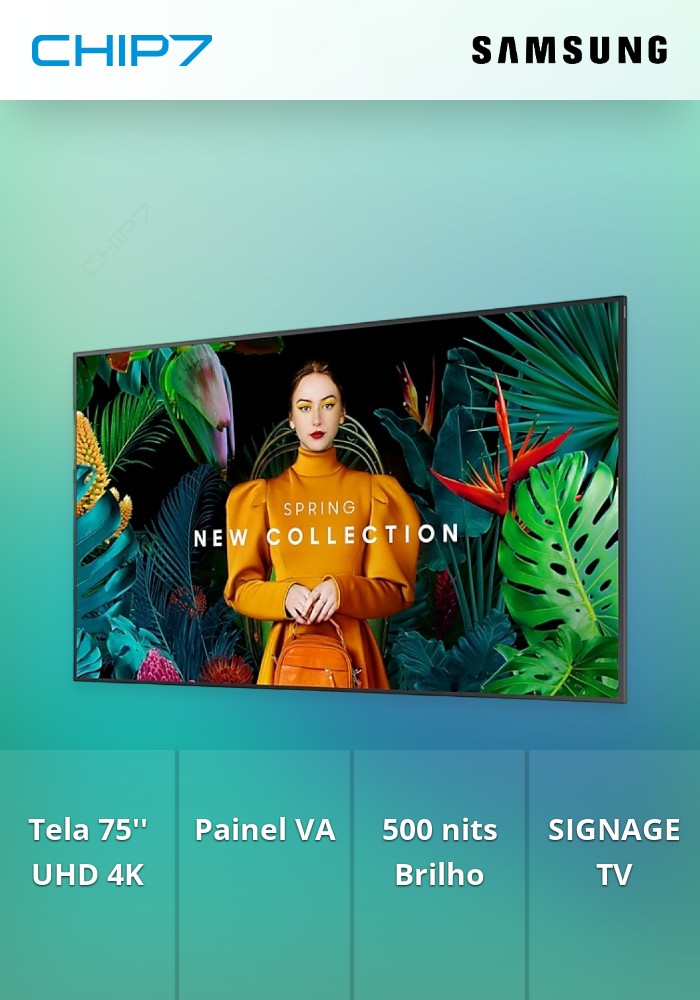 Monitor Samsung - 75