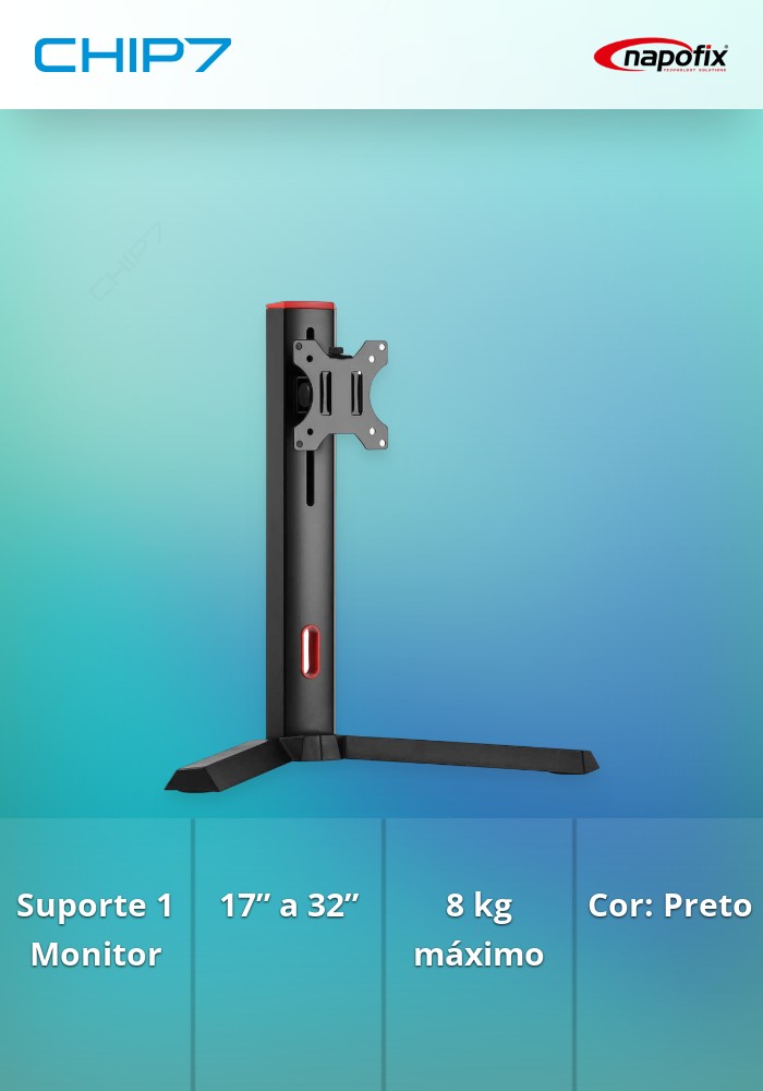 Suporte Secretária NAPOFIX 1 MONITOR 17