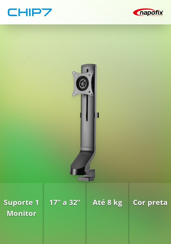 Suporte Secretária NAPOFIX 1 MONITOR 17