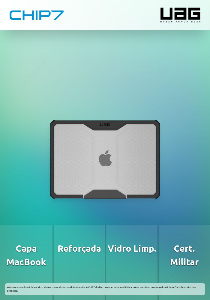 Capa UAG - Plyo MacBook Air 13 v2022 (Gelo)