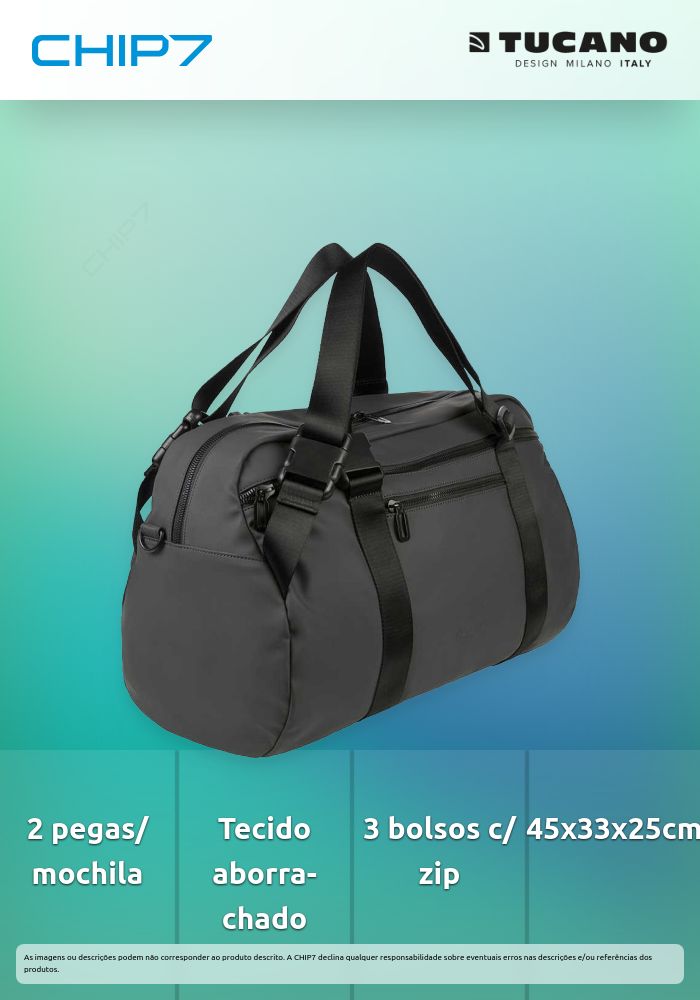 Saco Tucano - Weekender Gommo (Preto)