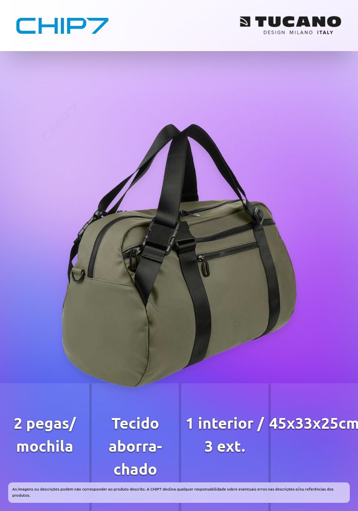 Saco Tucano - Weekender Gommo (Verde Tropa)