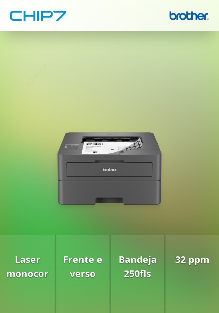 Impressora BROTHER LASER MONO HLL2445DW