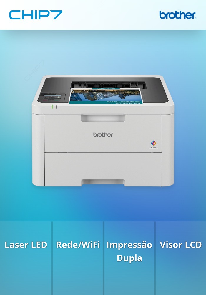 Impressora BROTHER LASER COR LED HLL3240CDW