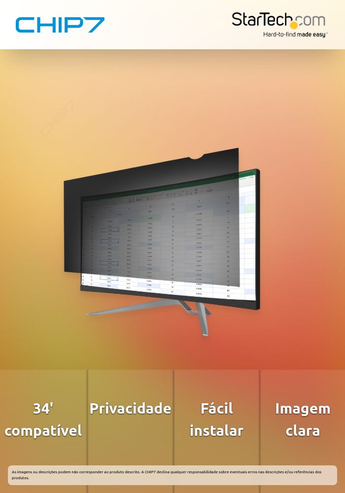 Filtro de Privacidade StarTech 34