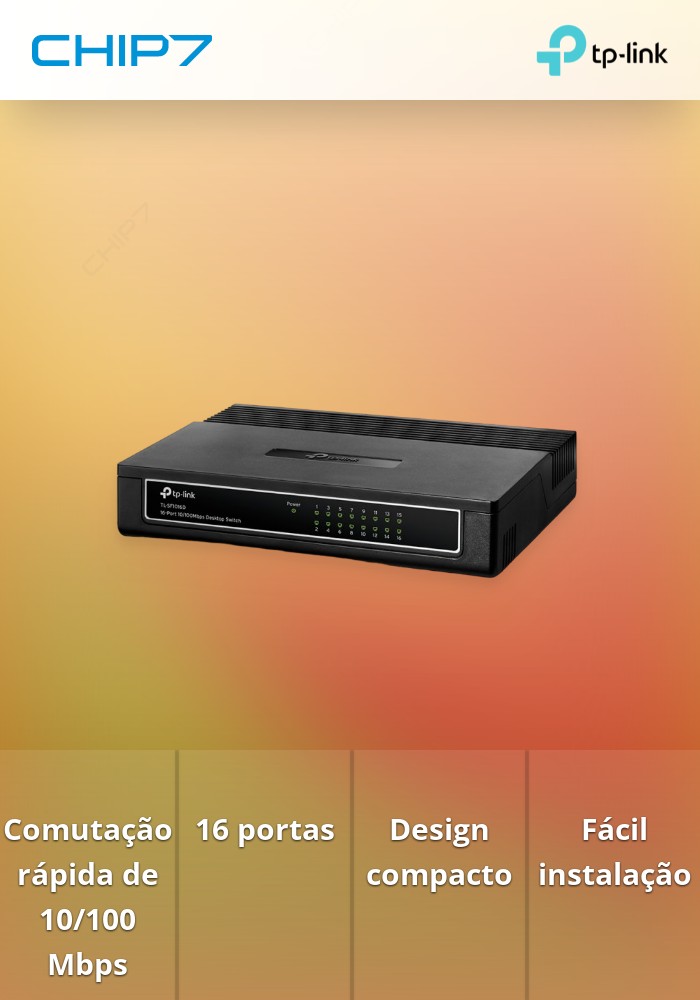 16-Port 10/100 Switch Desktop