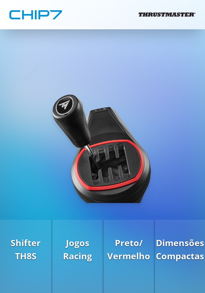 Mudanças Thrustmaster TH8S Add-On Shifter (PC/PS4/PS5/Xbox)