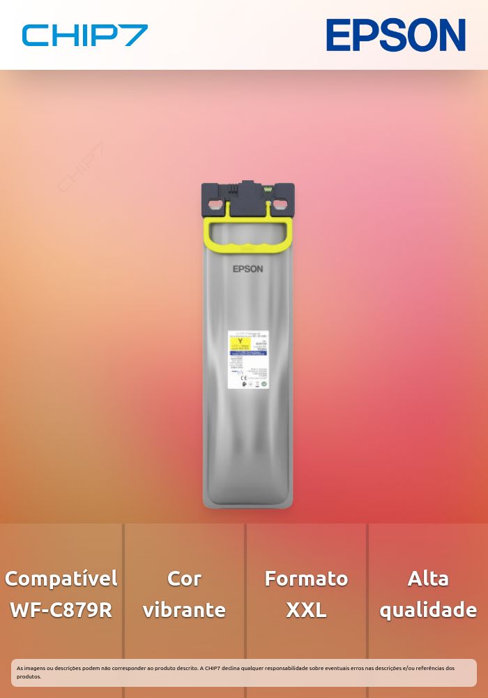 Tinteiro EPSON T05B Amarelo XXL - WorkForce Pro WF-C879R
