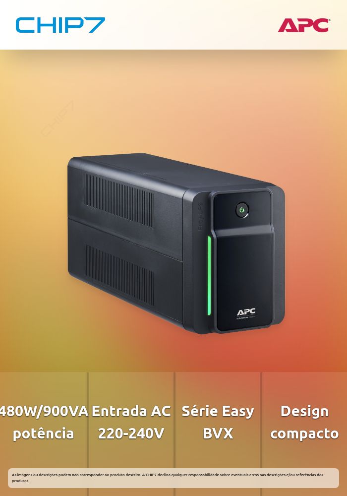 UPS APC Easy BVX Series BVX900LI 480W 900VA AC 220-240V