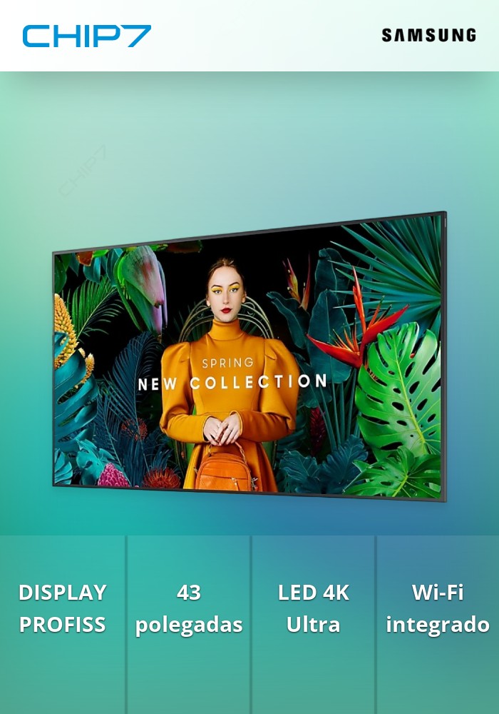 Display Profissional SAMSUNG 43