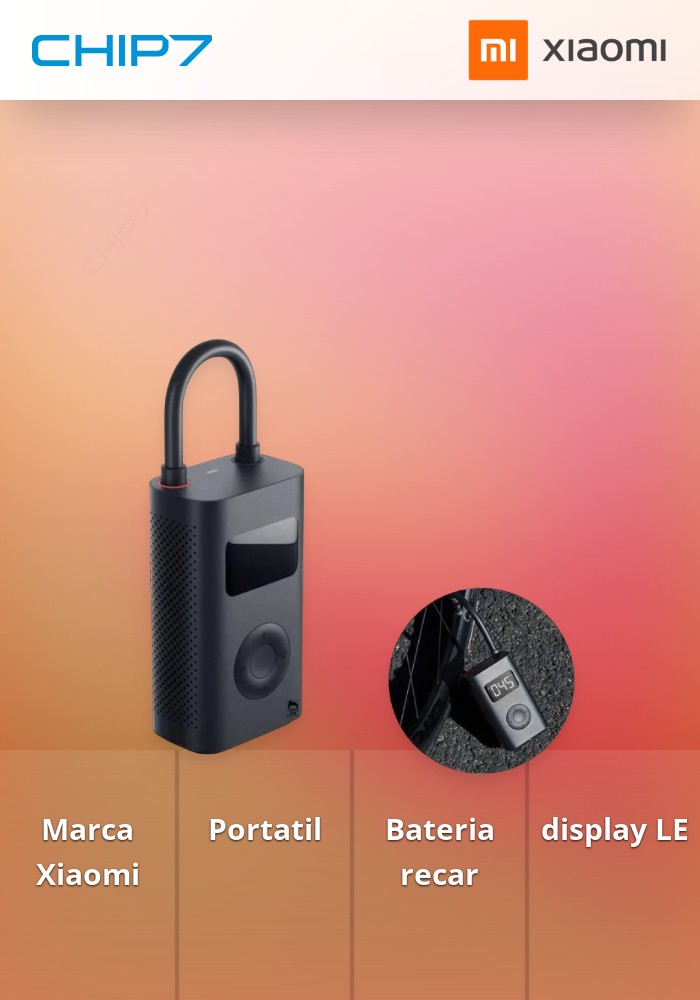 Compressor de Ar Portátil Xiaomi Mi Portable Electric Air 2 Black