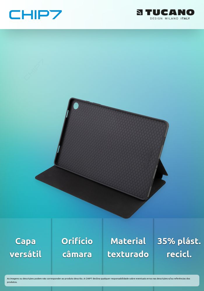Capa Tucano - Gala Samsung Galaxy Tab A9 Plus 11'' v2023 (Preto)