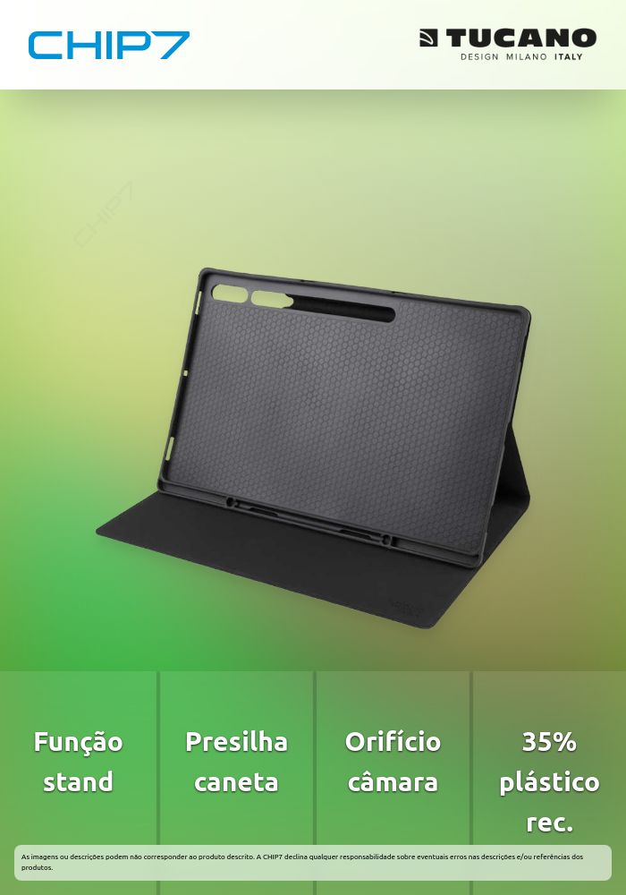 Capa Tucano - Gala Samsung Galaxy Tab S9 Ultra 14.6'' (Cinzenta Escura)