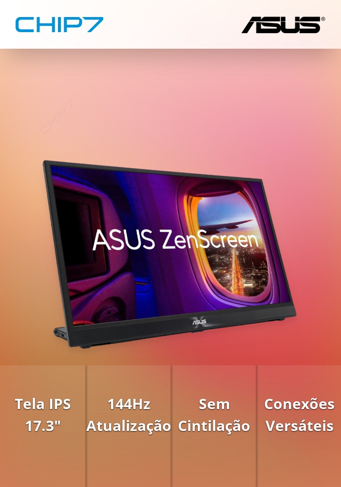 Monitor ASUS - 17.3