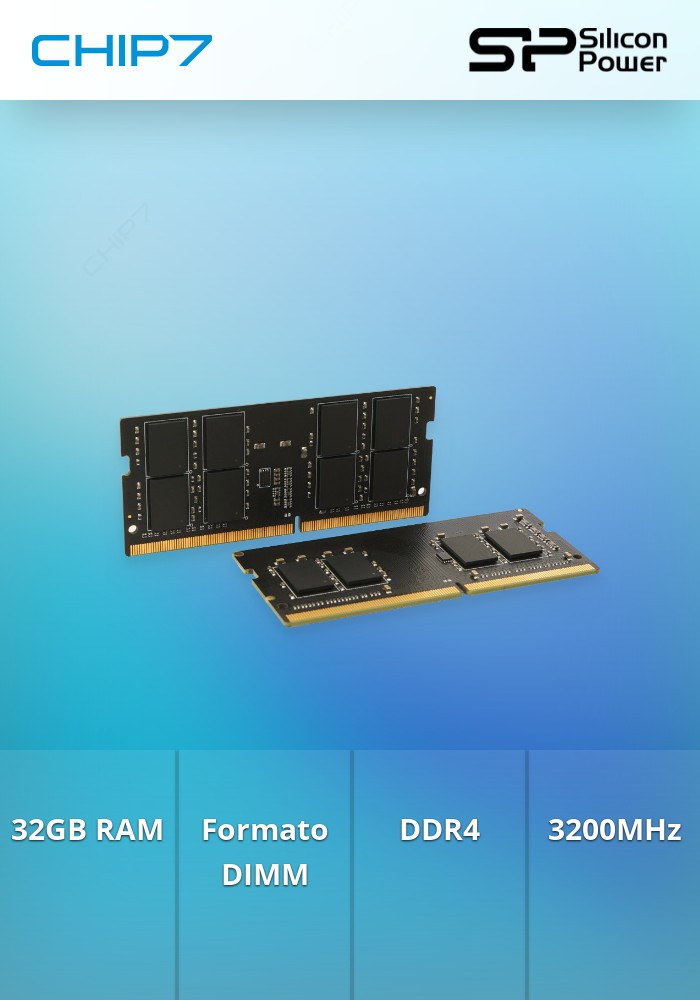 32GB RAM Dimm SO SP DDR4 3200MHz CL22 1.2V