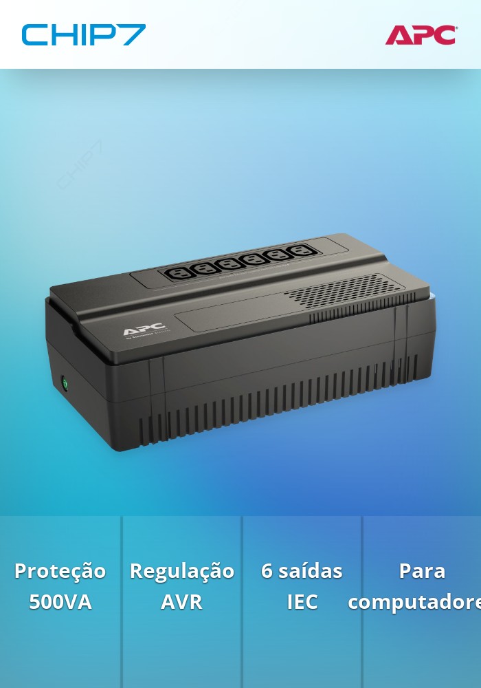 UPS APC Easy UPS BV 500VA AVR IEC 230V - BV500I