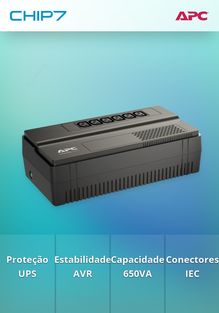 UPS APC Easy UPS BV 650VA AVR IEC 230V - BV650I