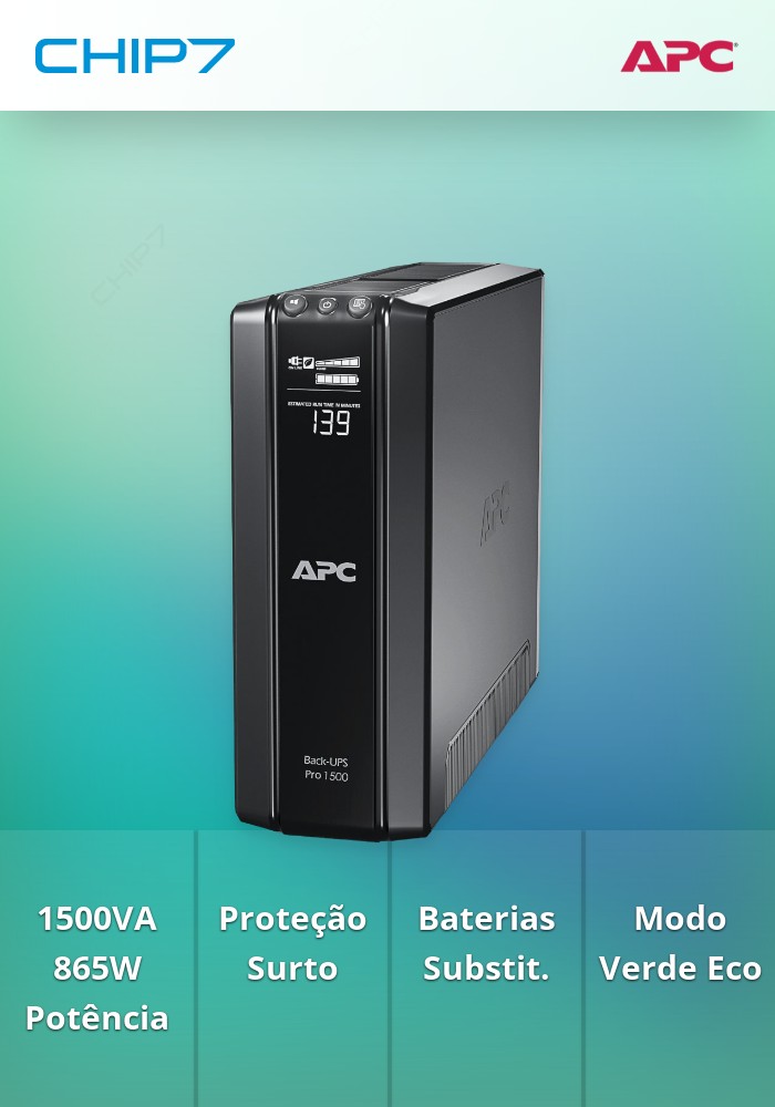 UPS APC Back UPS PRO 1500VA Power Saving - BR1500GI