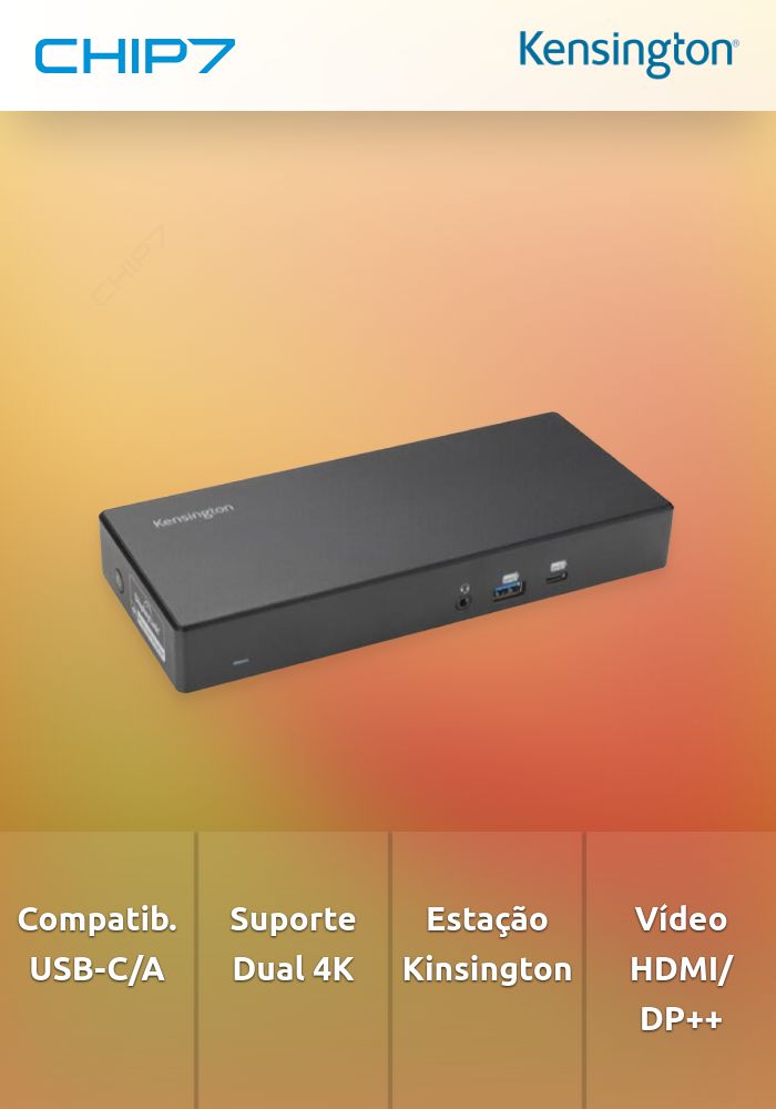 Docking Station Kinsington SD4781P USB-C+USB-A DUAL 4K