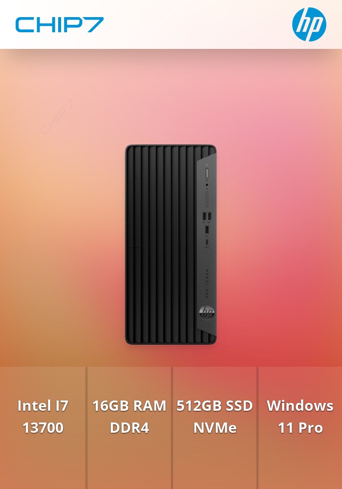 COMPUTADOR HP - I7 13700 / 16GB RAM / 512GB SSD / WINDOWS 11 PRO