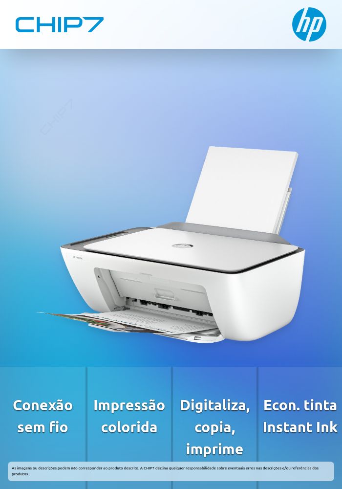 Impressora HP Multifunções DeskJet 2820e