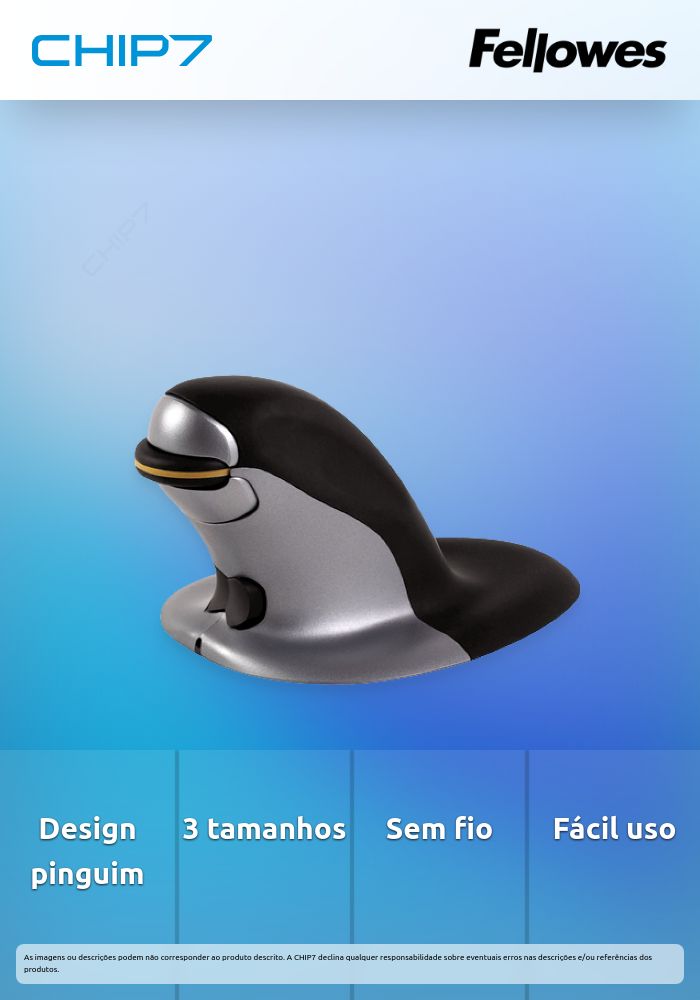 Rato Ergonómico Fellowes PINGUIN M
