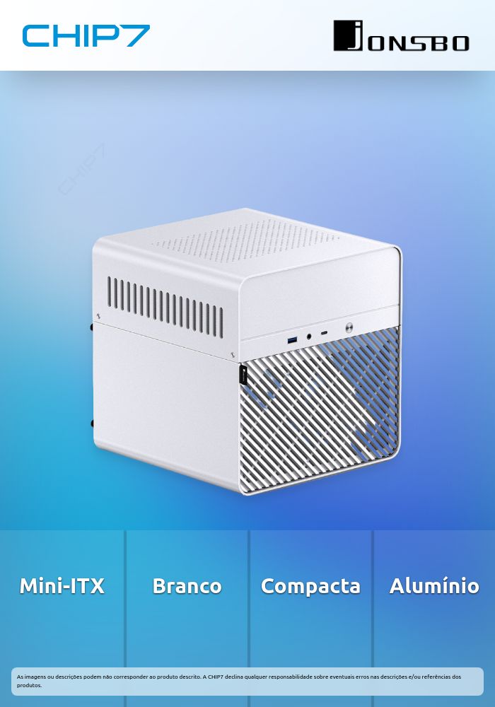 Caixa Mini-ITX Jonsbo N2 Branco