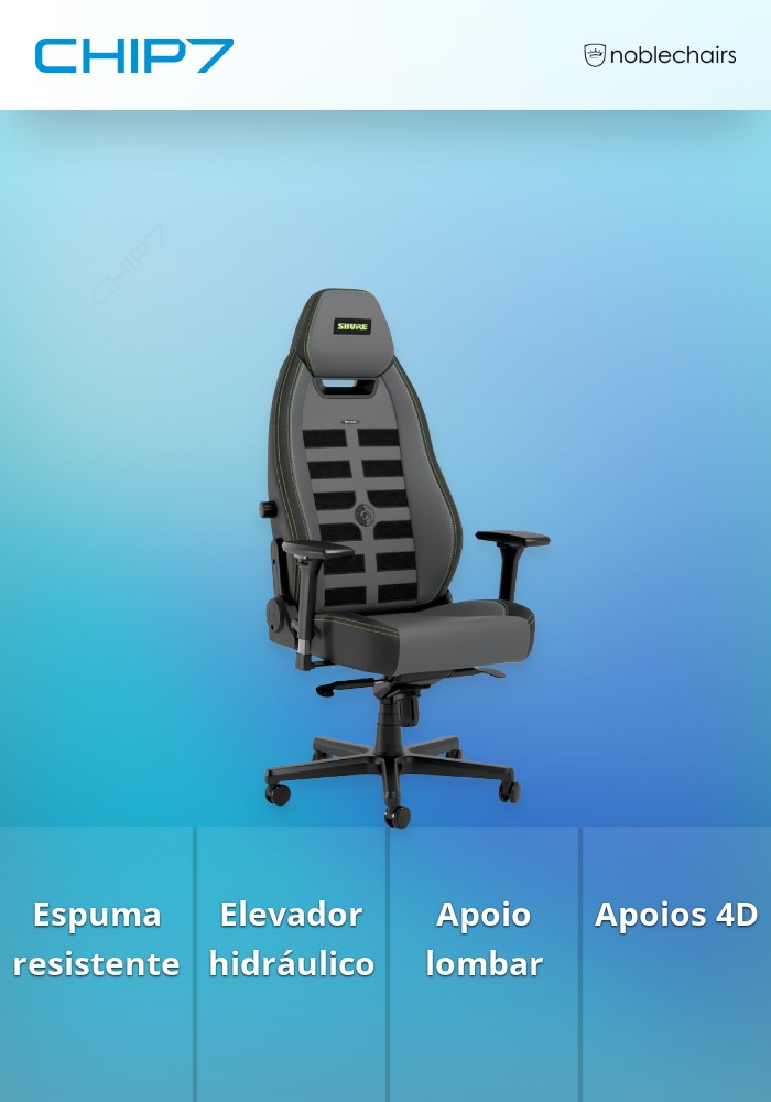 Cadeira noblechairs LEGEND - Shure Edition