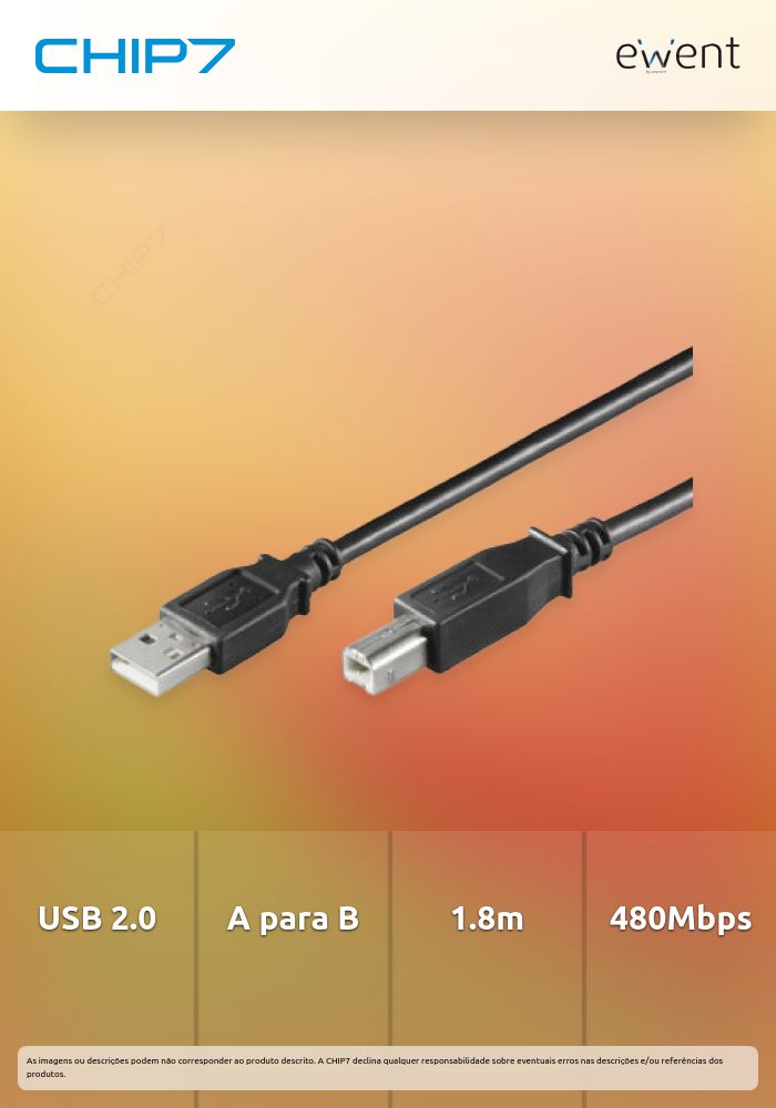 Cabo USB 2.0 