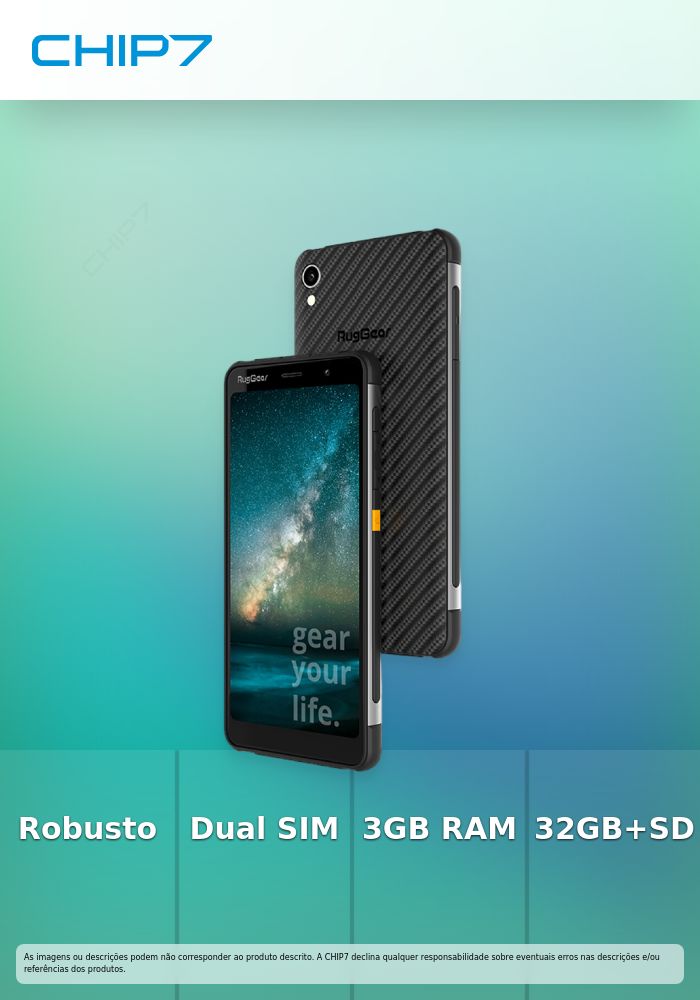 Smartphone RugGear RG850 Dual SIM 3GB/32GB Preto