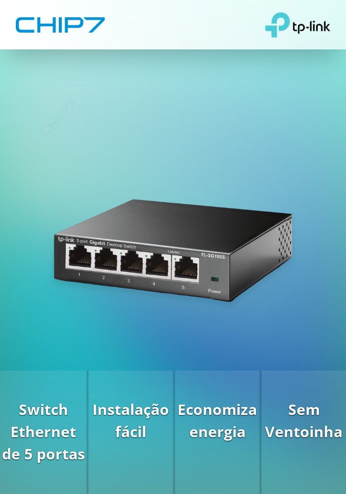 Tp-Link Tl-Sg105s 5-Port Ethernet Switch