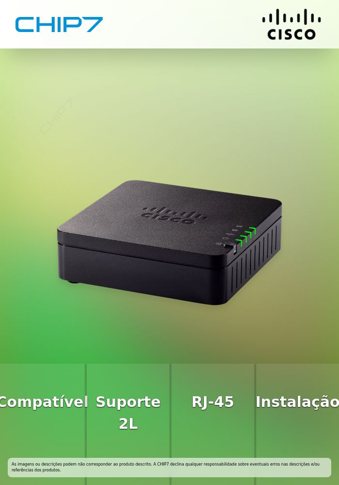 Adaptador de telefone VoIP CISCO ATA191-3PW-K9