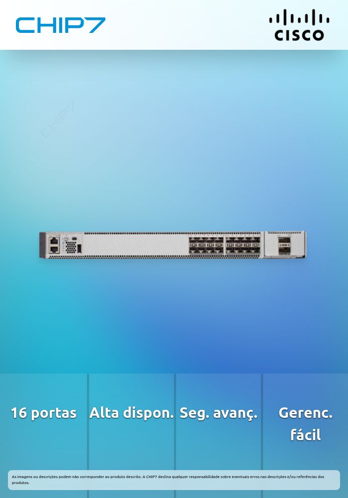 Switch Cisco Catalyst 9500 16 Portas