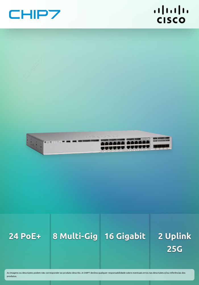 C9200L 24-P 8XMGIG 16X1G 2X25G CPNT