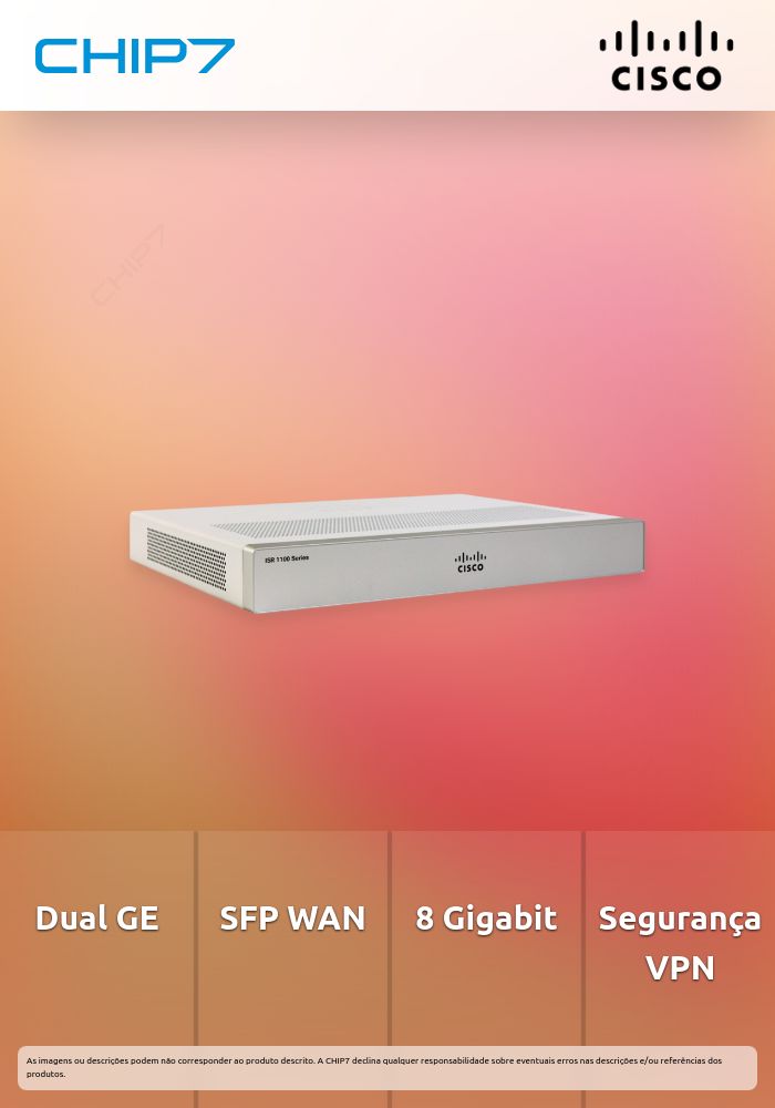 ISR 1100 8P DUAL GE SFP WAN 8GBPERP