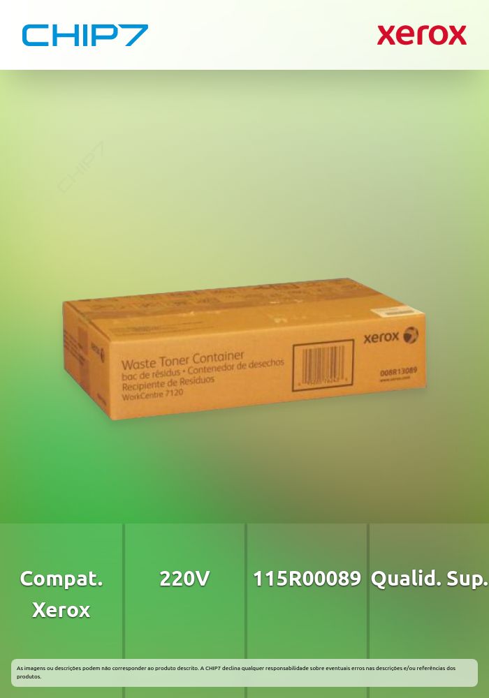 Fusor Original Xerox 115R00089 220V