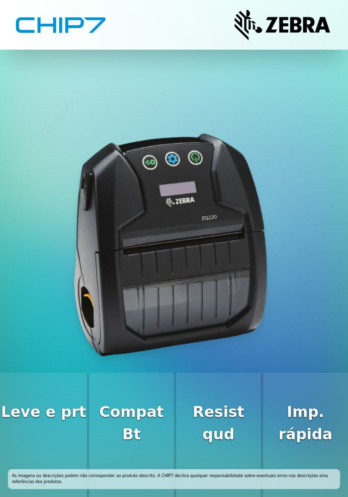 Impressora de recibos Zebra ZQ220
